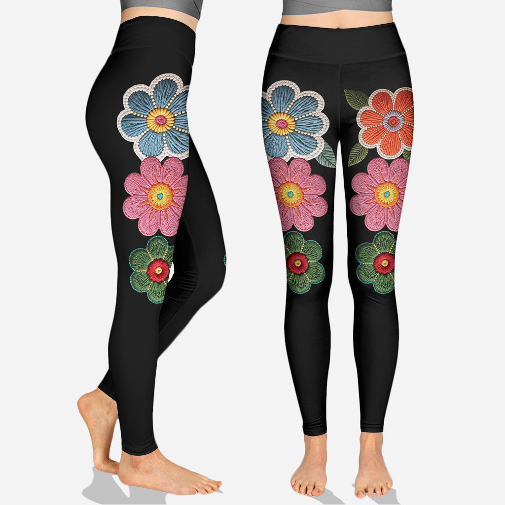 Sois toi-même - Sweat à capuche et legging hippie personnalisés