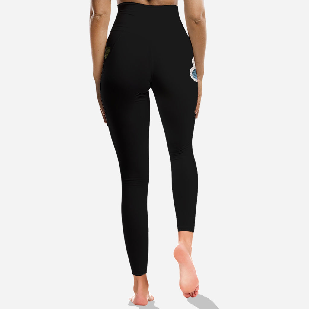 Sois toi-même - Sweat à capuche et legging hippie personnalisés