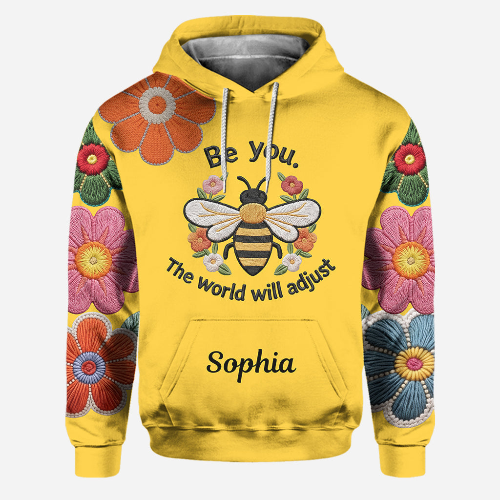 Sois toi-même - Sweat à capuche et legging hippie personnalisés