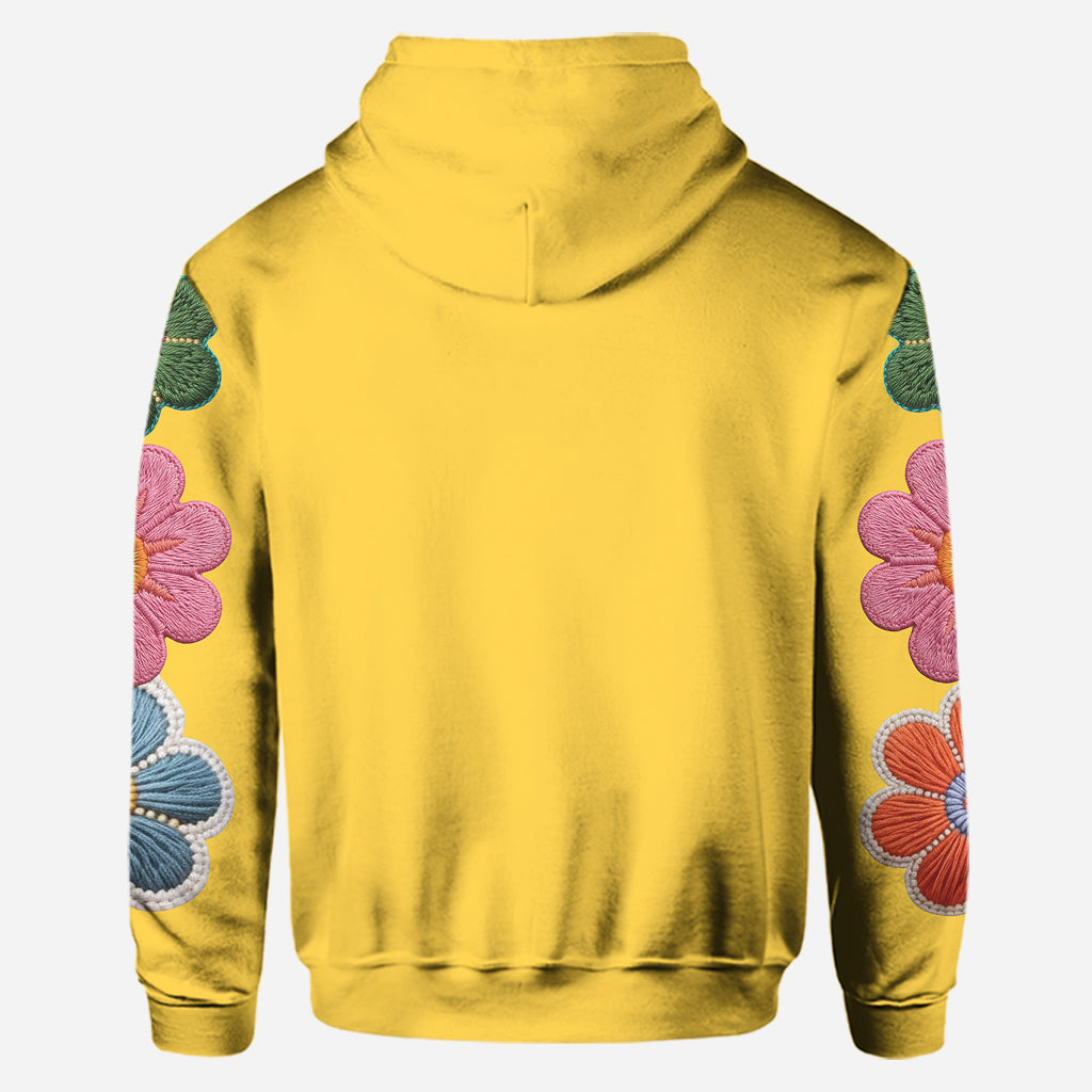 Sois toi-même - Sweat à capuche et legging hippie personnalisés