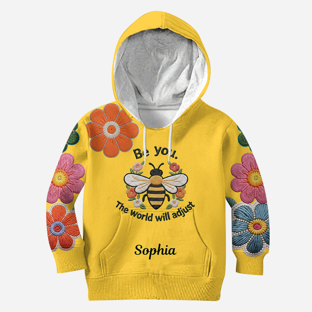 Sois toi-même - Sweat à capuche et legging hippie personnalisés