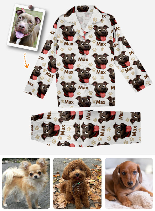 Pyjama personnalisé pour chien avec photo « Mon meilleur ami a quatre pattes »