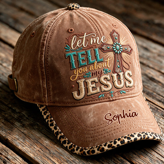 Parlons de Mon Jésus - Casquette Chrétienne Personnalisée
