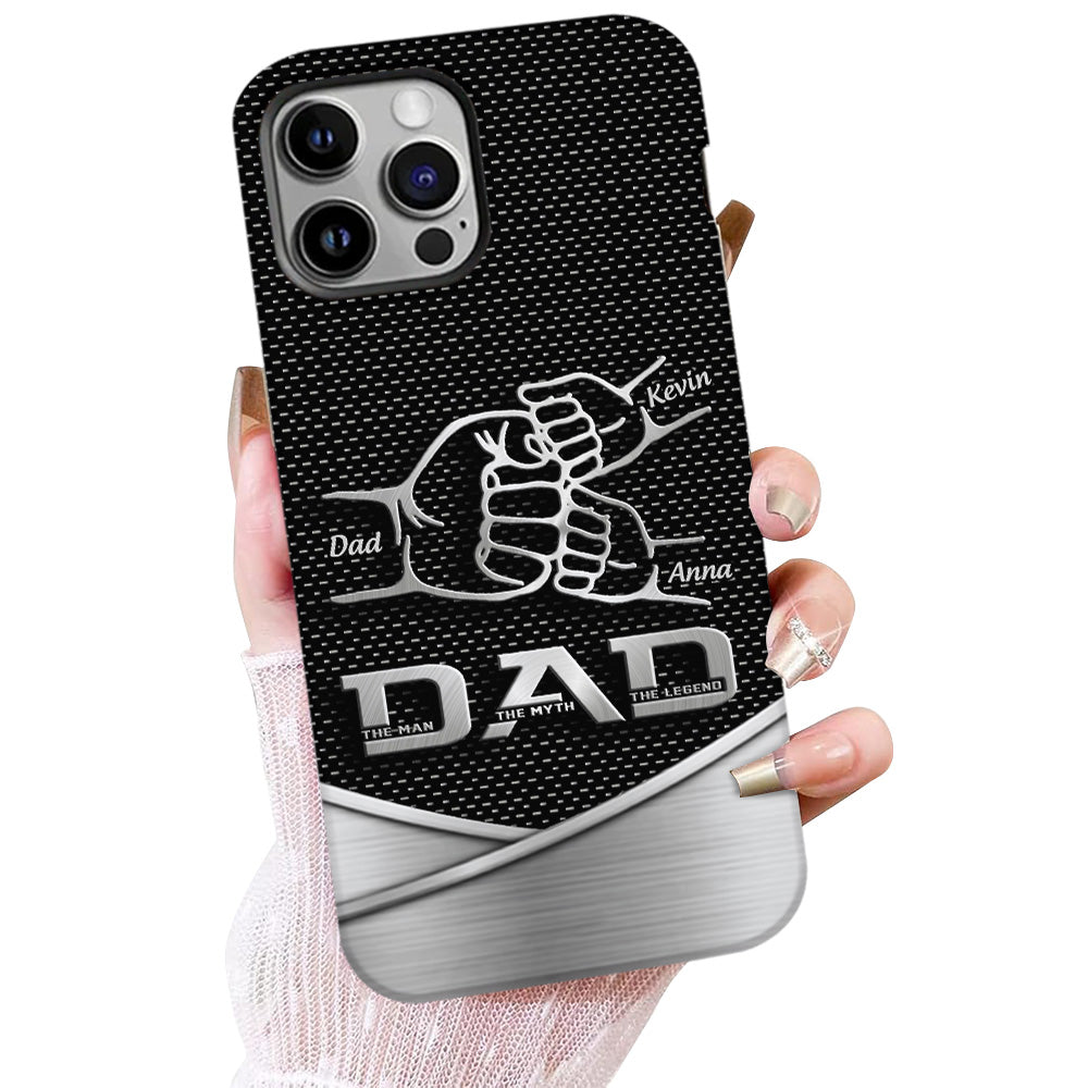 Dad The Man The Myth The Legend First Bump - Personalized Father Full Print Phone Case