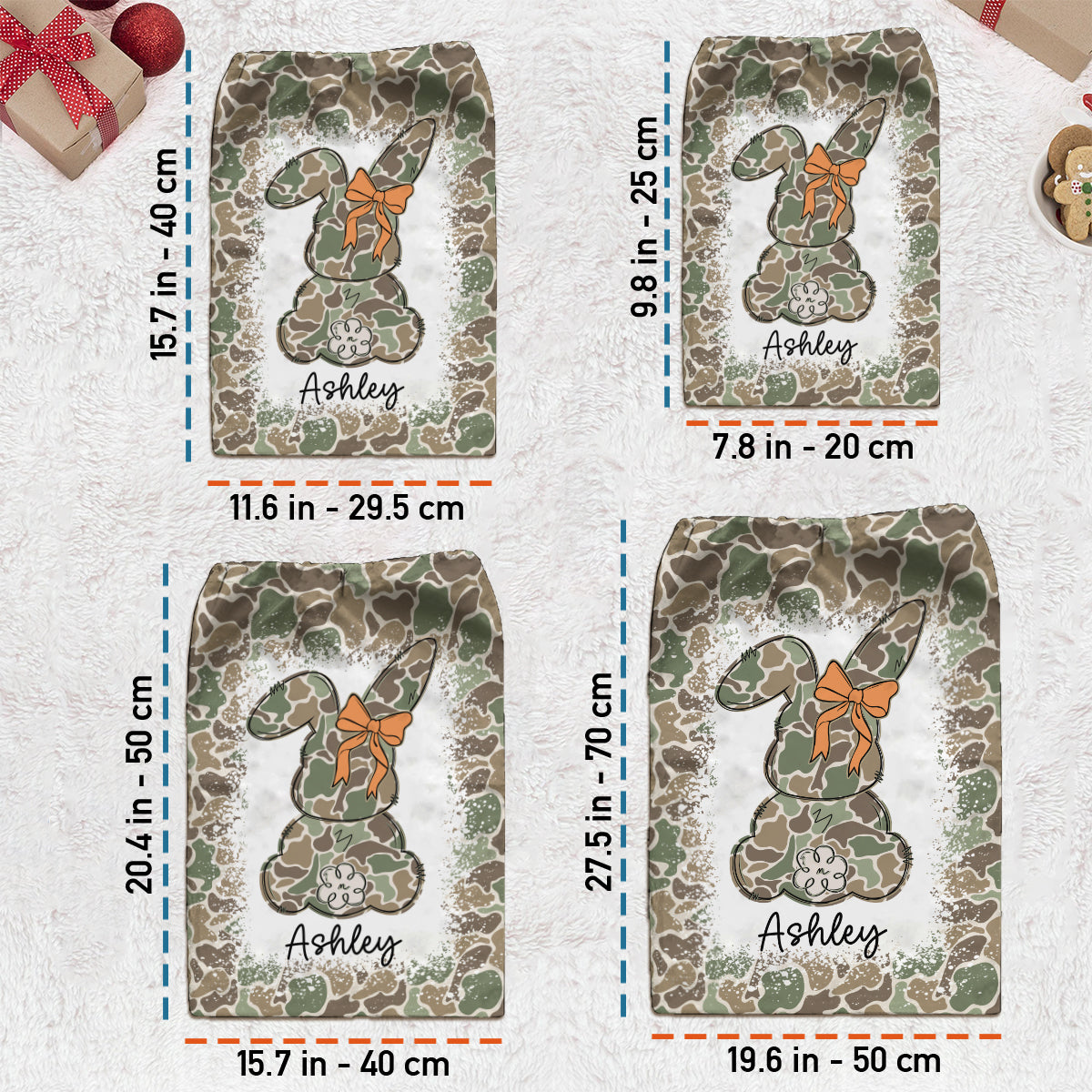 Chasseur d'œufs - Sac fourre-tout à cordon personnalisé pour enfant