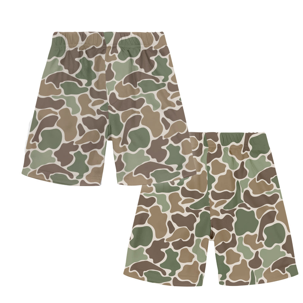 Chasseur d'œufs - T-shirt et short personnalisés pour enfant