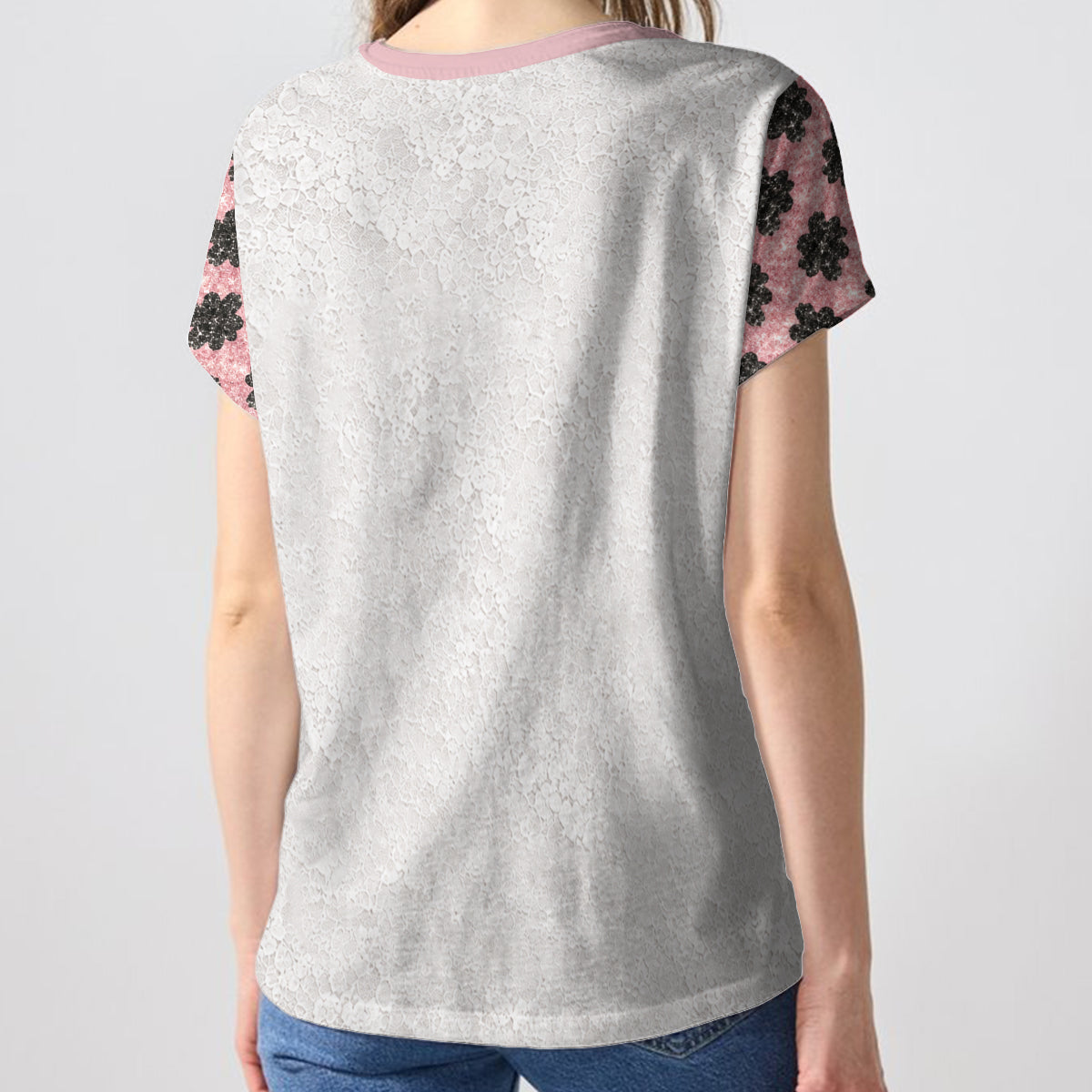 Western Style Cowboy Boots - Personalized Cowgirl Fully Printed V-Neck T-Shirt