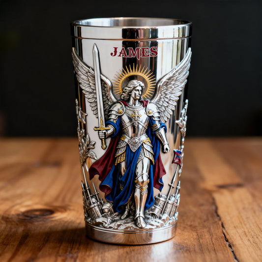 Saint Michael - Personalized Christian Tumbler