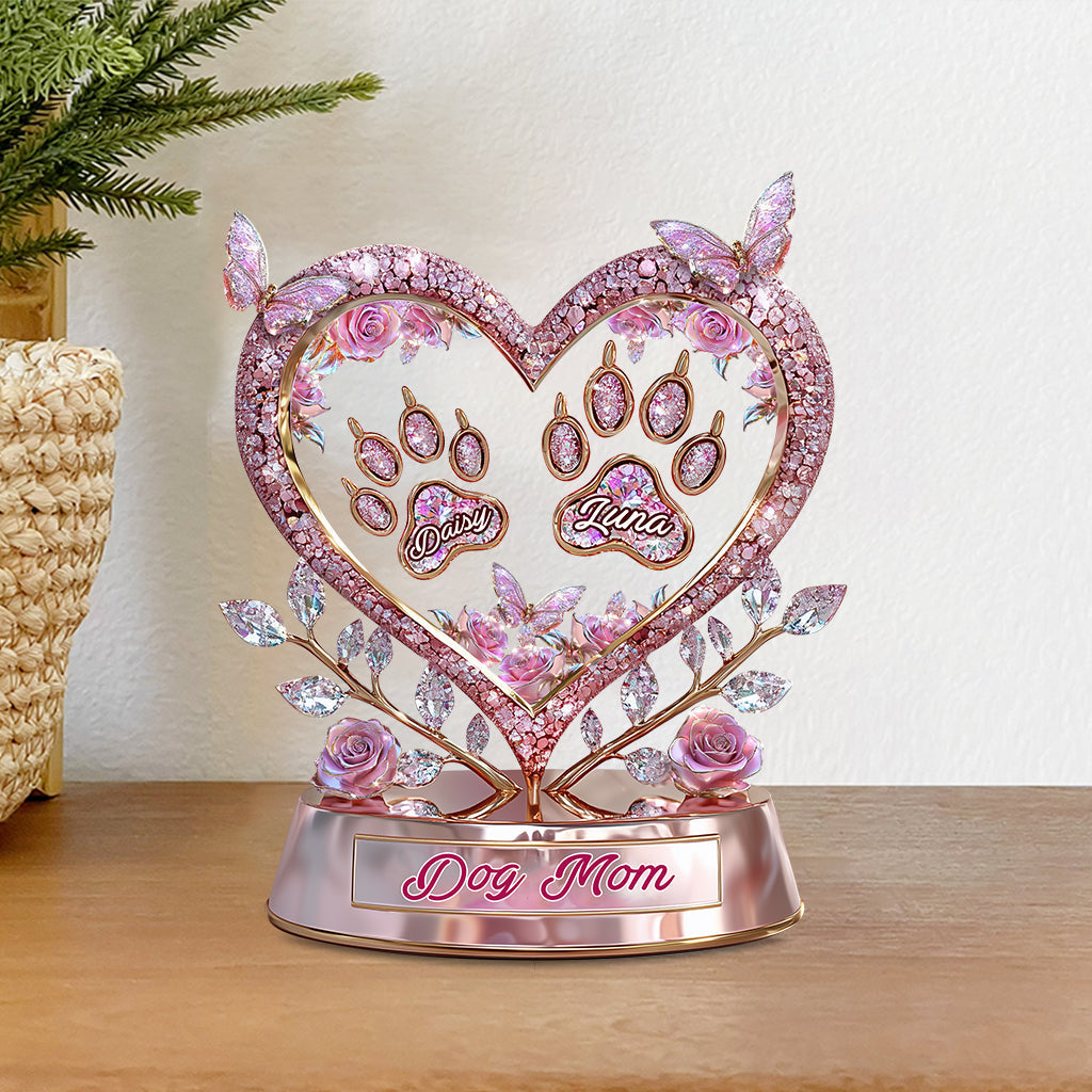 Fur Mama - Personalized Dog Custom Shaped Acrylic Plaque