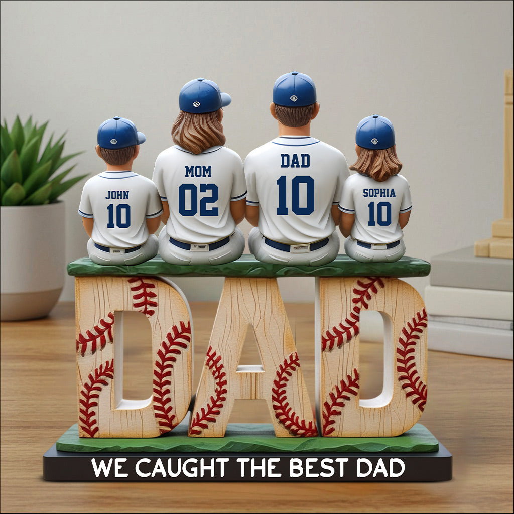 Nous avons trouvé le meilleur papa - Plaque acrylique personnalisée pour papa