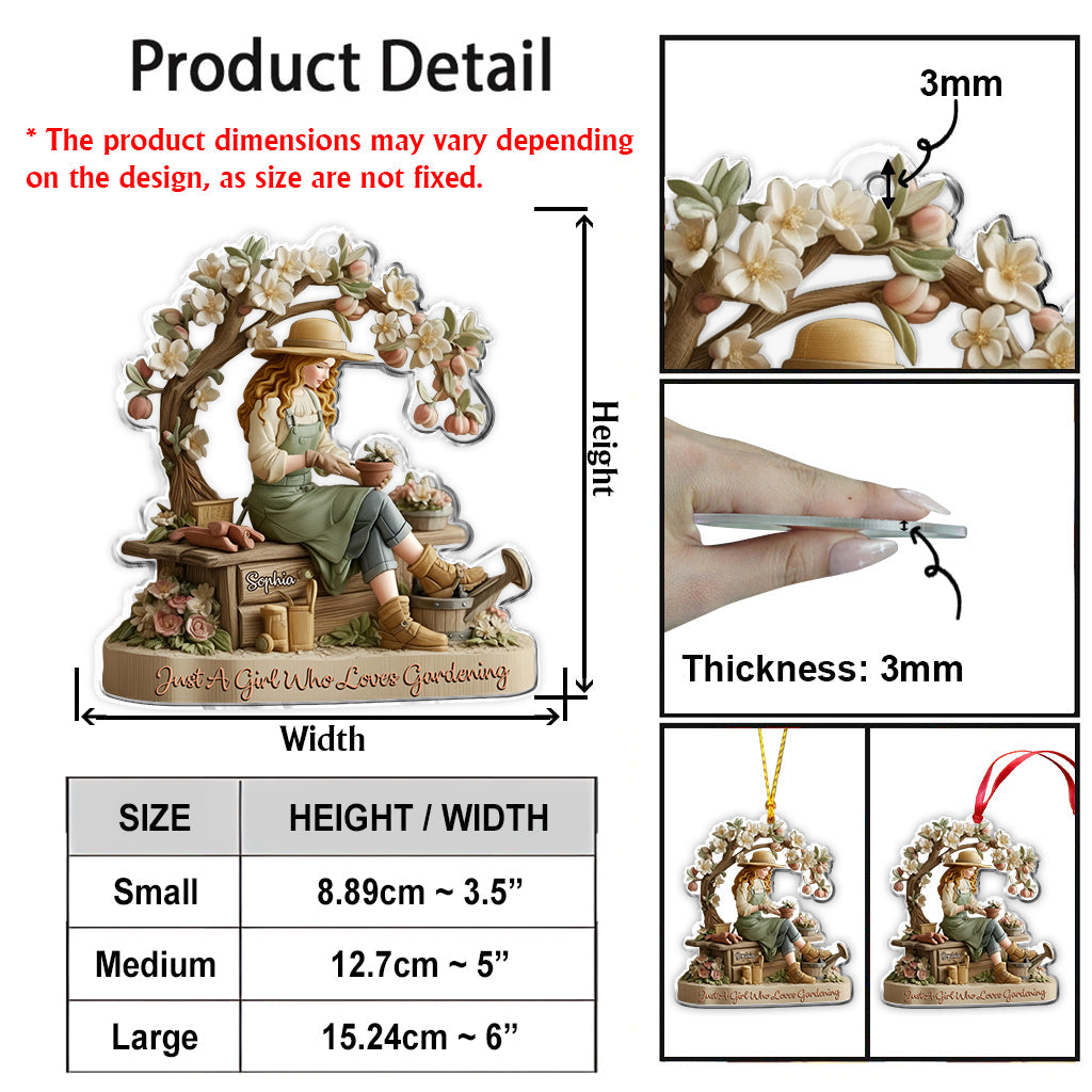 Passionné de jardinage - Ornement de jardinage personnalisé
