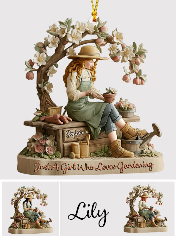 Passionné de jardinage - Ornement de jardinage personnalisé