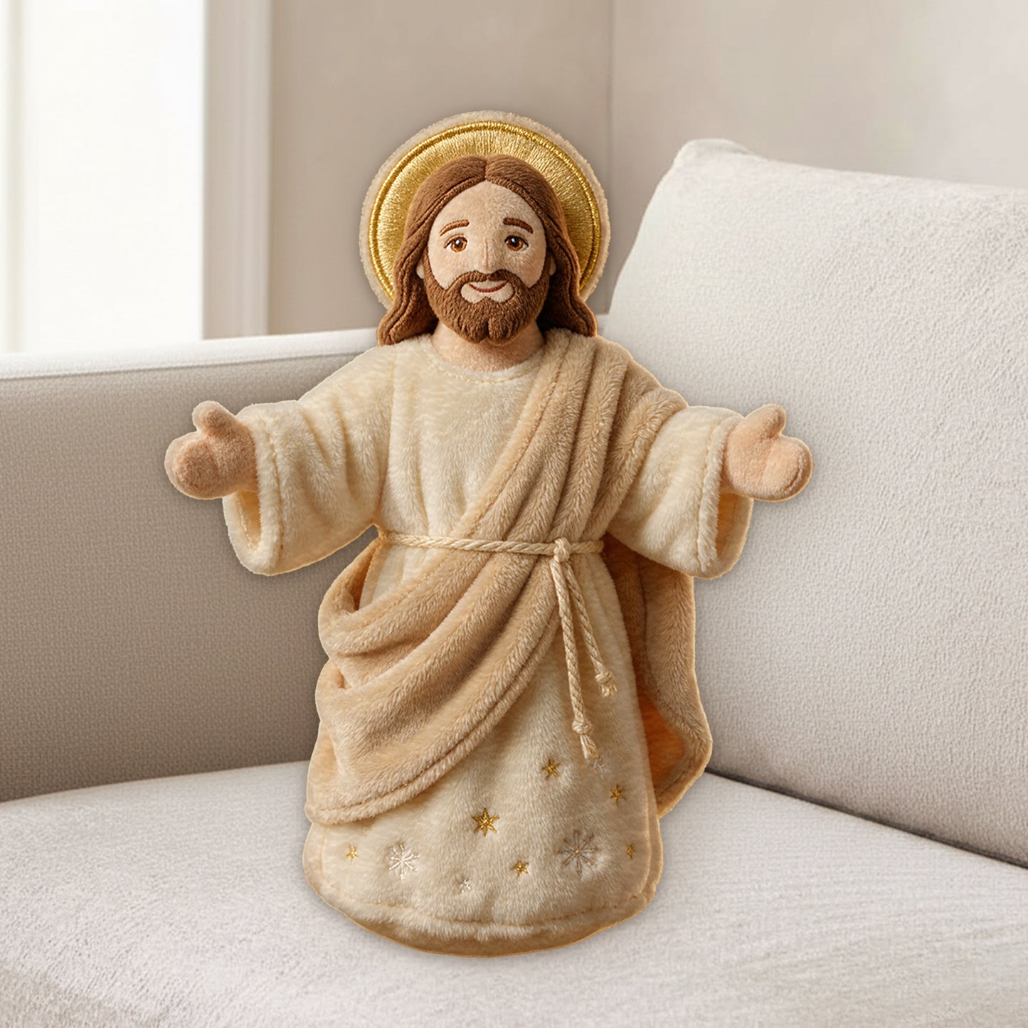 Christmas Eve - Personalized Christian Plush Ornament
