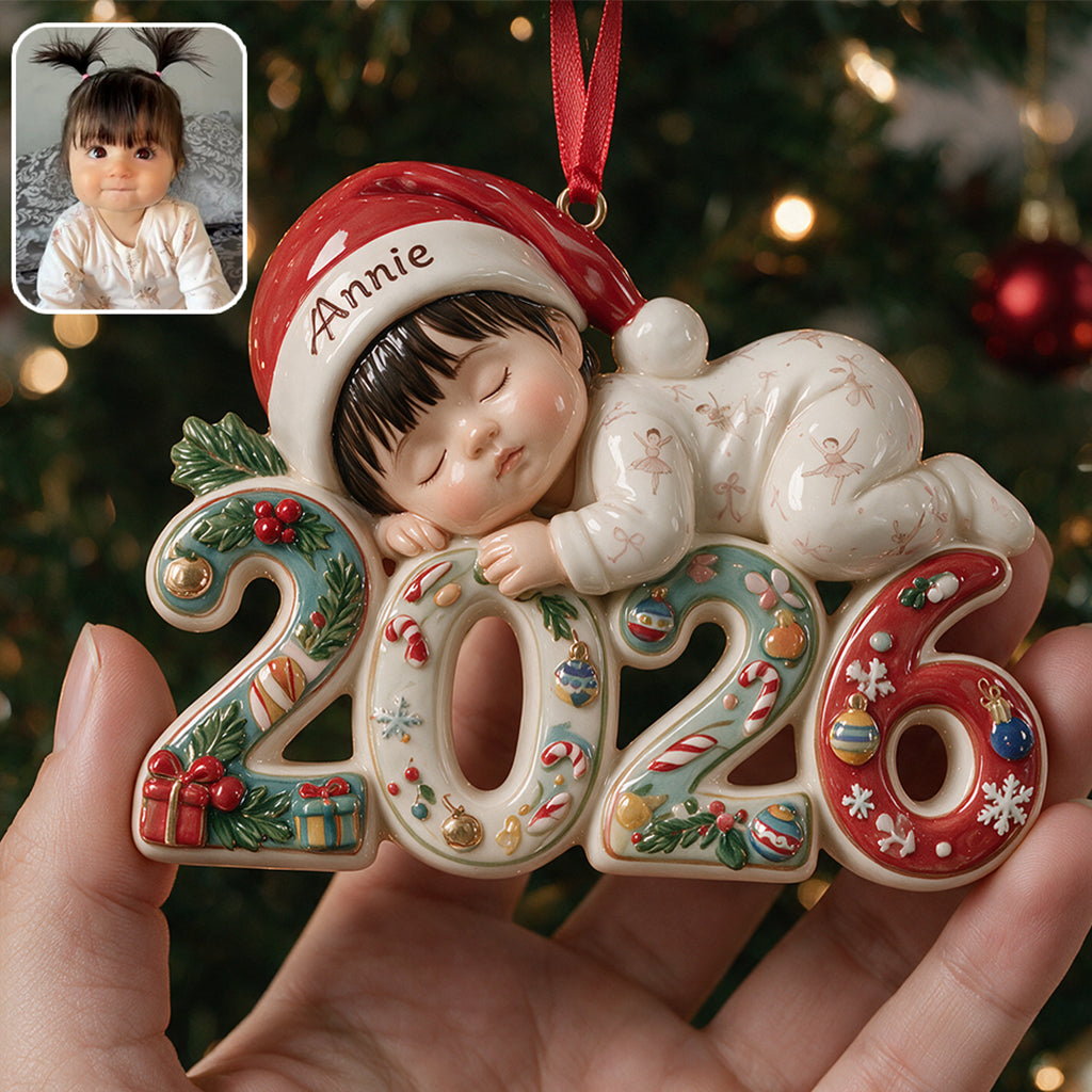 My 1st Christmas - Personalized Newborn Premium 3D Ornament
