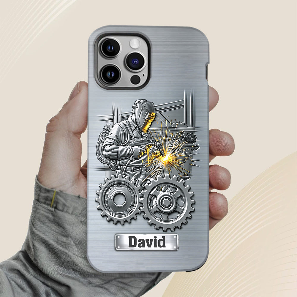 Strong Ones Become Welder - Personalized Welder Full Print Phone Case