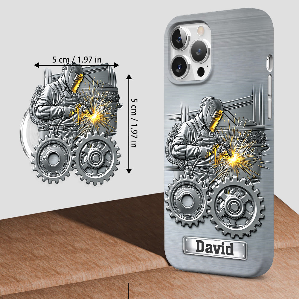 Strong Ones Become Welder - Personalized Welder Full Print Phone Case