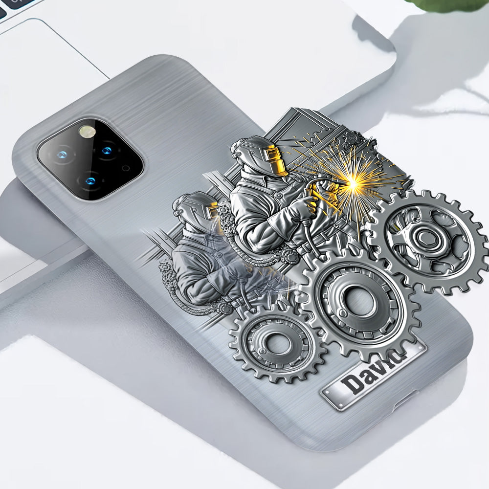 Strong Ones Become Welder - Personalized Welder Full Print Phone Case