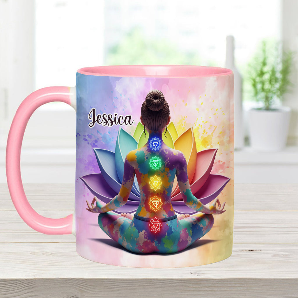 Lâchez prise - Mug personnalisé Yoga Accent Mug