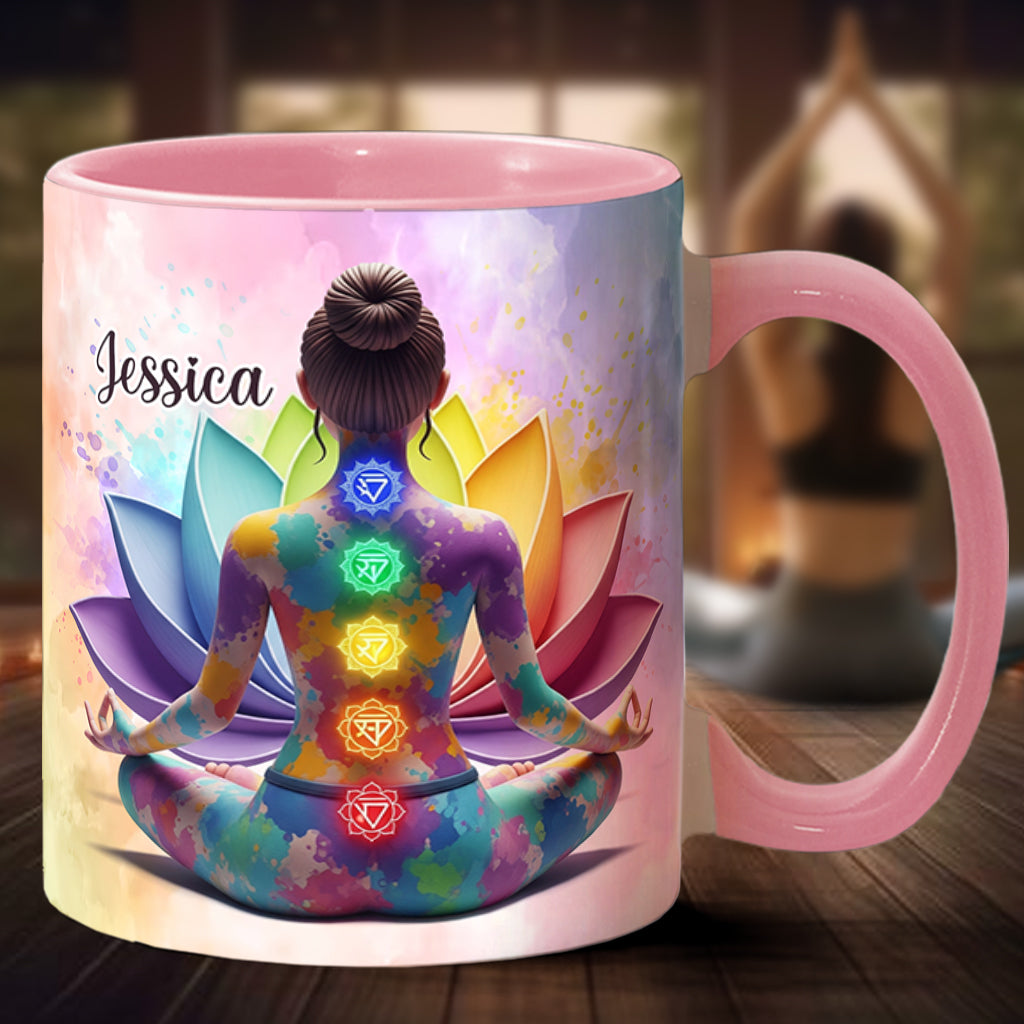 Lâchez prise - Mug personnalisé Yoga Accent Mug