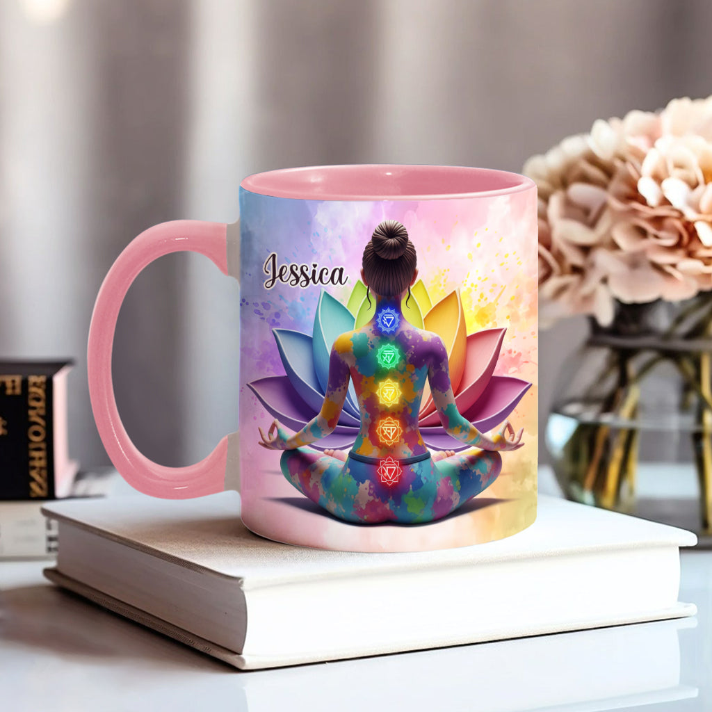 Lâchez prise - Mug personnalisé Yoga Accent Mug
