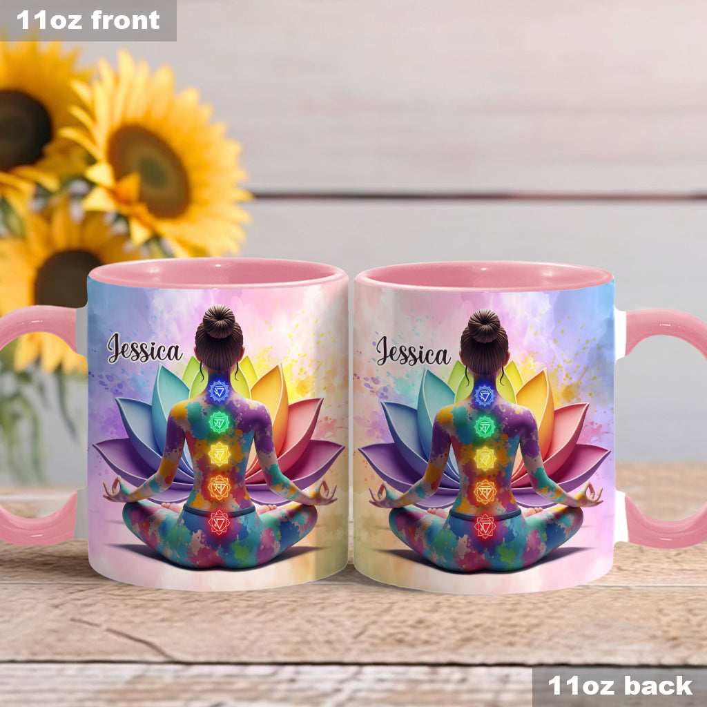 Lâchez prise - Mug personnalisé Yoga Accent Mug