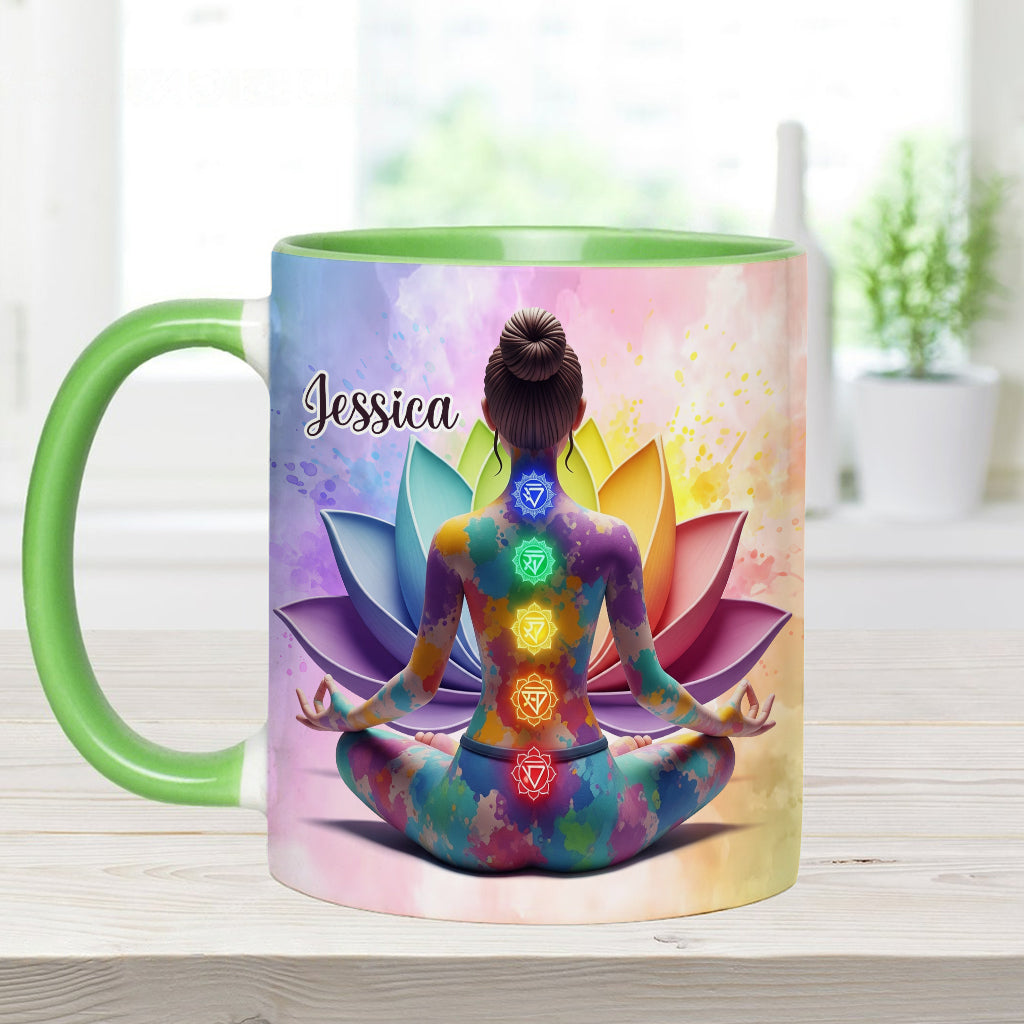 Lâchez prise - Mug personnalisé Yoga Accent Mug