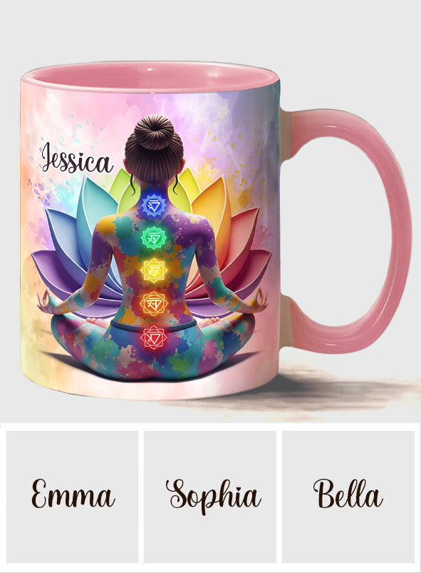 Lâchez prise - Mug personnalisé Yoga Accent Mug
