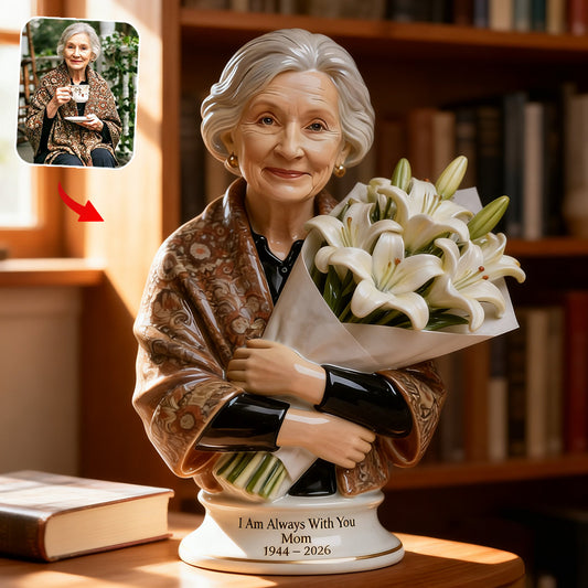 Always in Bloom - Personalized Memorial Custom Shaped Acrylic Plaque