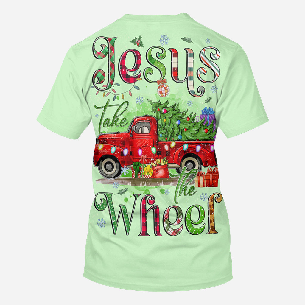 T-shirt de Noël personnalisé « Jésus prend le volant »