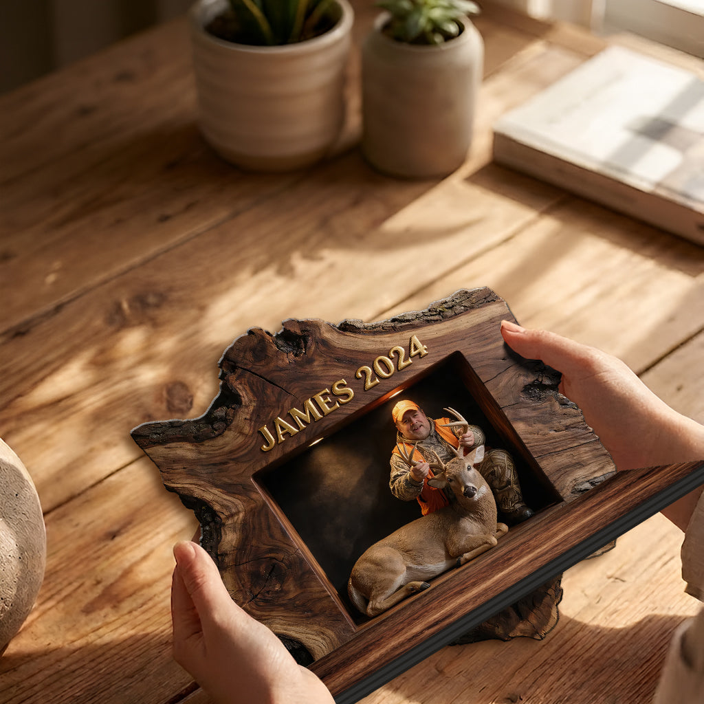 Hunting Season - Personalized Hunting Wooden Floating Shelf
