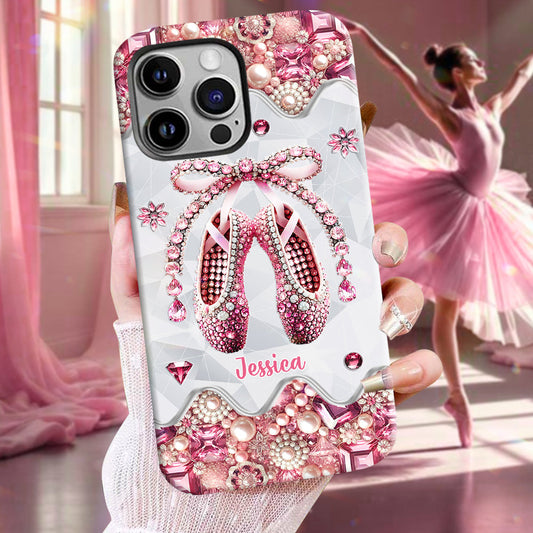Coque de téléphone personnalisée Love Ballet - Impression intégrale sur le thème du ballet