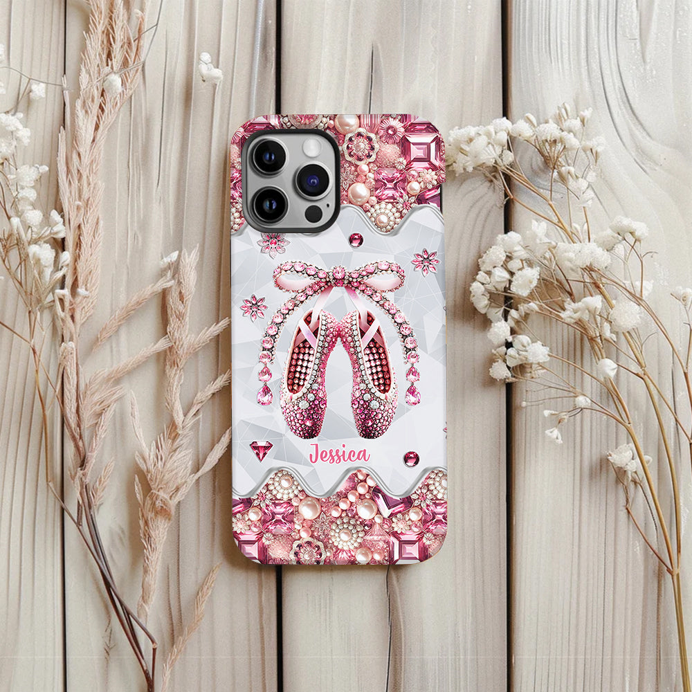 Coque de téléphone personnalisée Love Ballet - Impression intégrale sur le thème du ballet