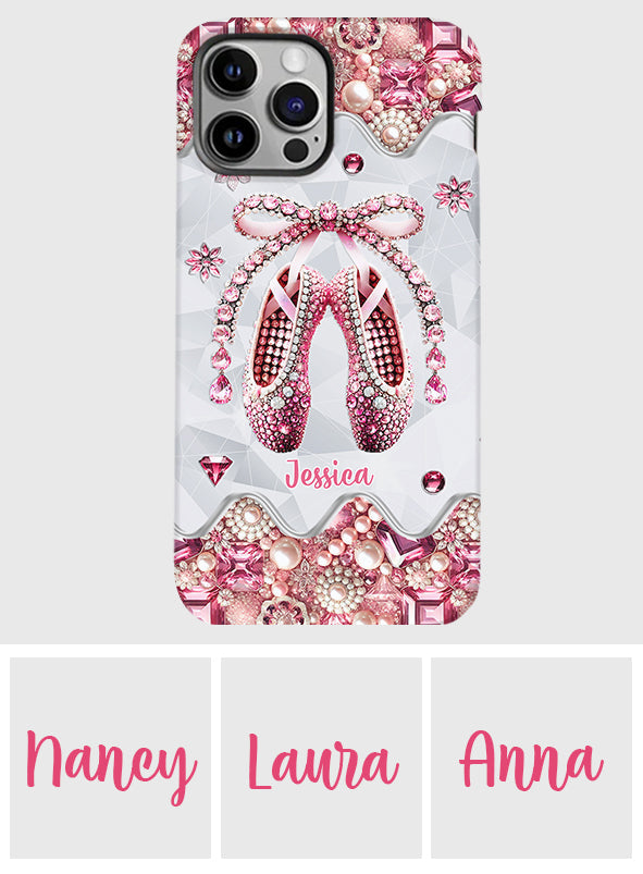 Coque de téléphone personnalisée Love Ballet - Impression intégrale sur le thème du ballet
