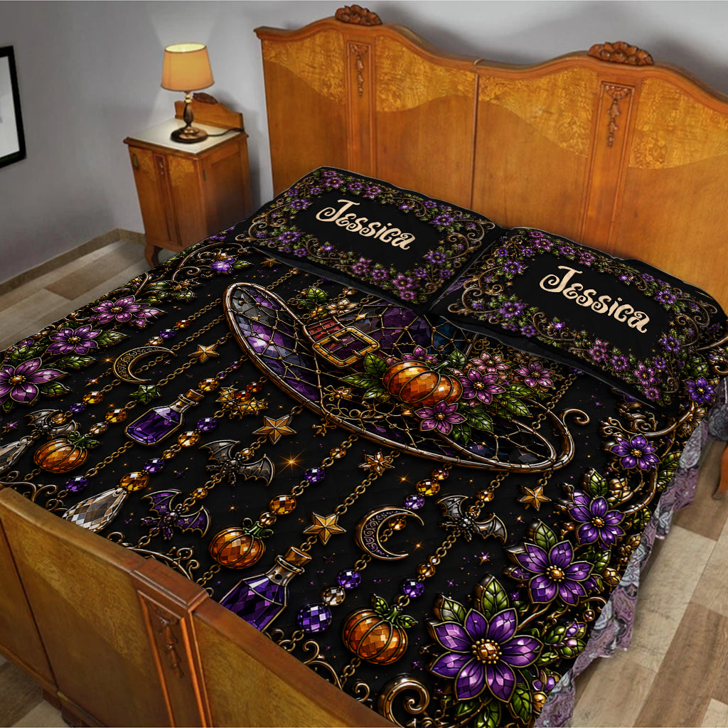 The Witch - Personalized Witch Quilt Set