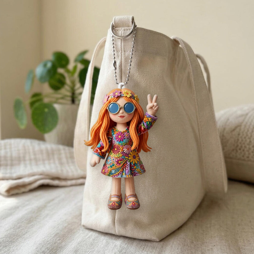 Sac Hippie Soul Avec Charme - Sac Tote Matelassé Personnalisé Avec Charme Doux