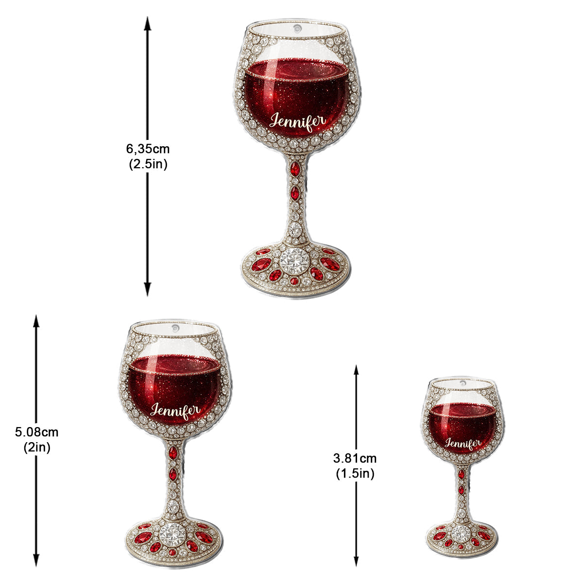 Love Wine - Personalized Wine Earrings