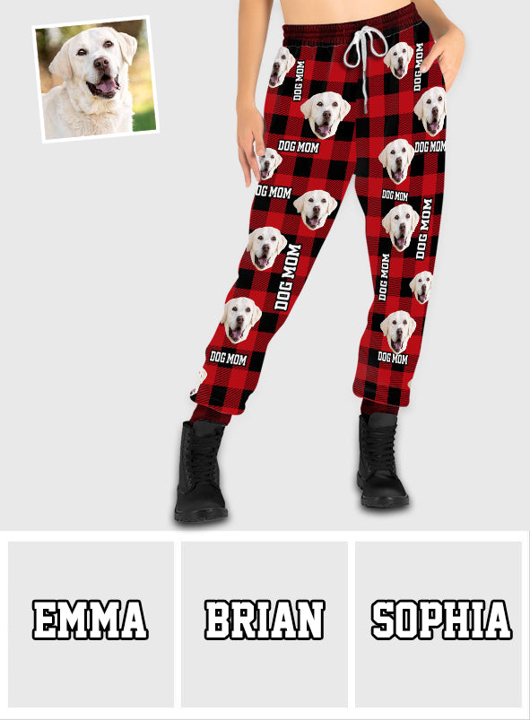 Custom Photo Name Dog Cat - Personalized Dog Unisex Sweatpants