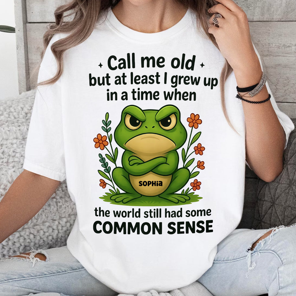 Appelez-moi vieux - T-shirt et sweat à capuche personnalisés Love Frog