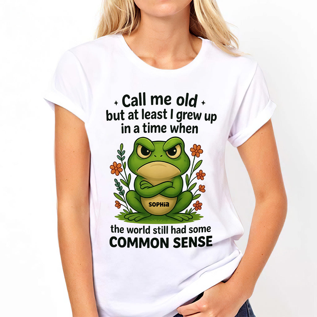 Appelez-moi vieux - T-shirt et sweat à capuche personnalisés Love Frog