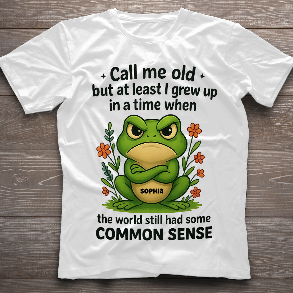 Appelez-moi vieux - T-shirt et sweat à capuche personnalisés Love Frog