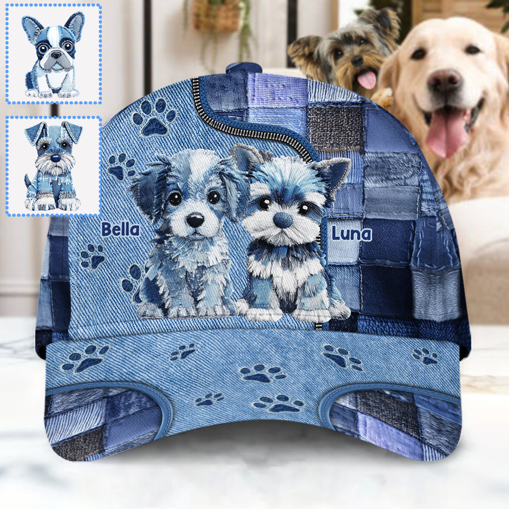 Casquette classique personnalisée pour chien mignon