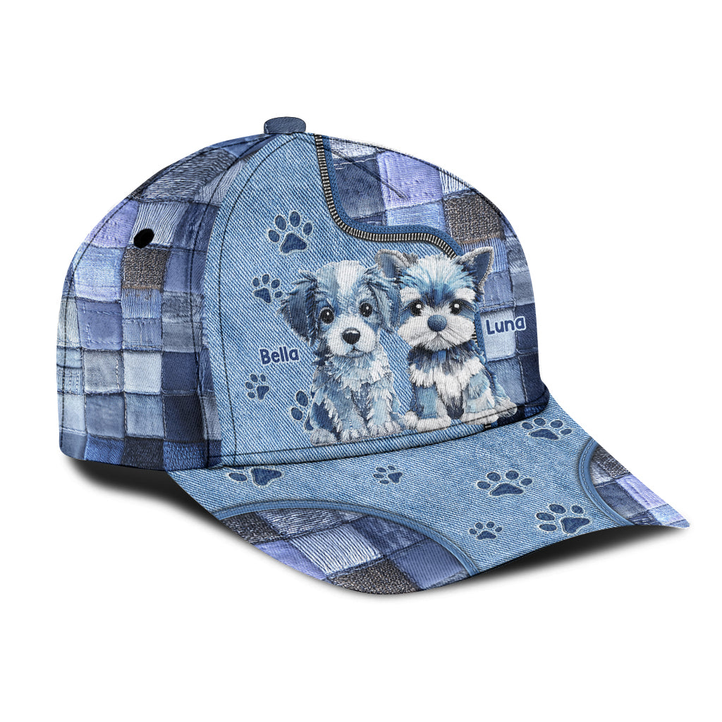 Casquette classique personnalisée pour chien mignon