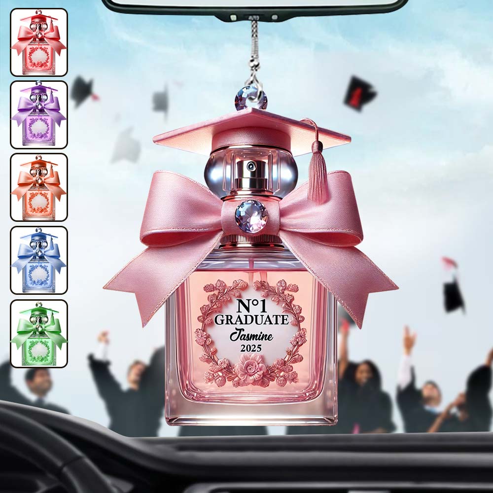 No1 Graduate - Ornement de voiture personnalisé pour la remise des diplômes
