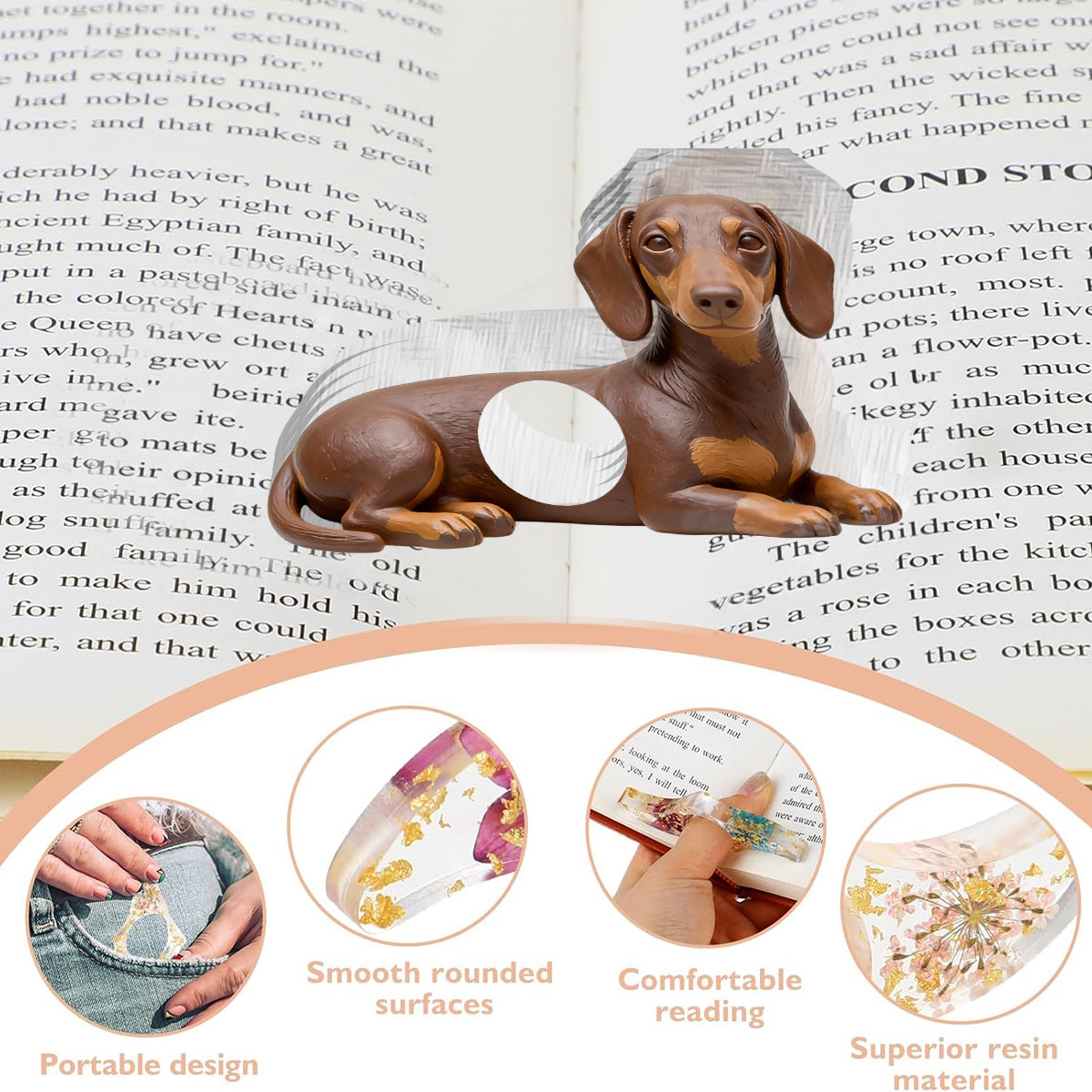 Téléchargez n'importe quelle photo - Porte-pages de livre personnalisé