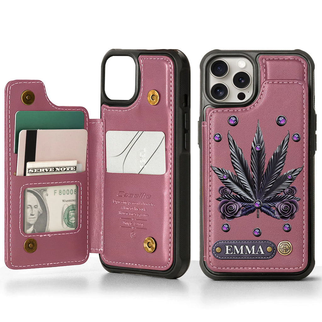 Beautiful Marijuanas - Personalized Weed Wallet Phone Case