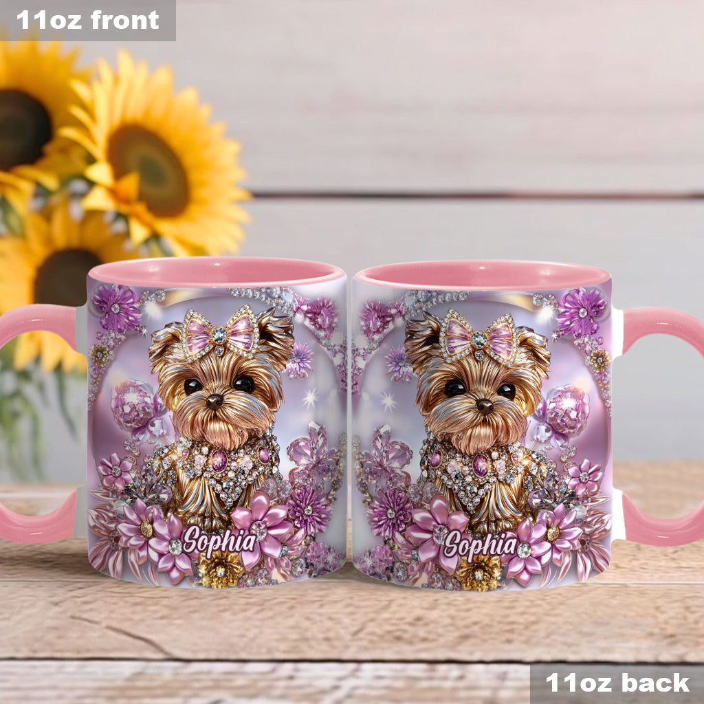 Yorkshire Terrier Lover - Personalized Dog Accent Mug