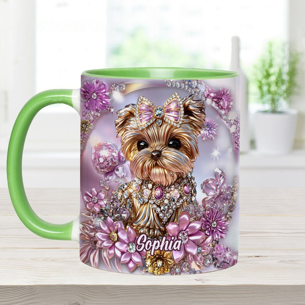 Yorkshire Terrier Lover - Personalized Dog Accent Mug