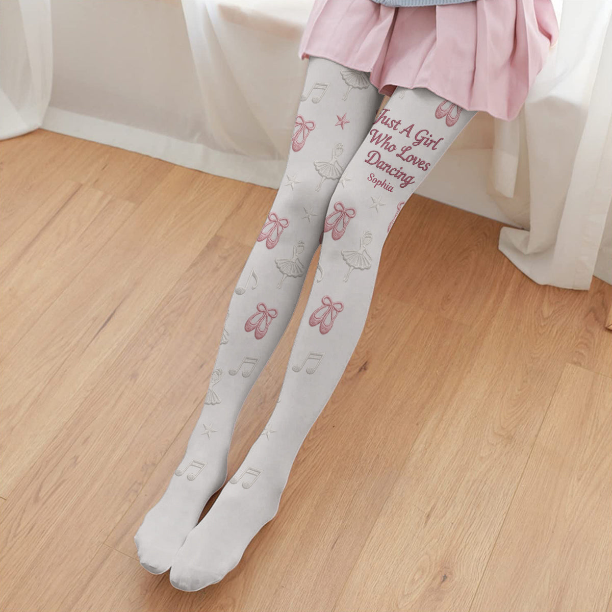 Ballerina Gift - Personalized Ballet Women Pantyhose Tights