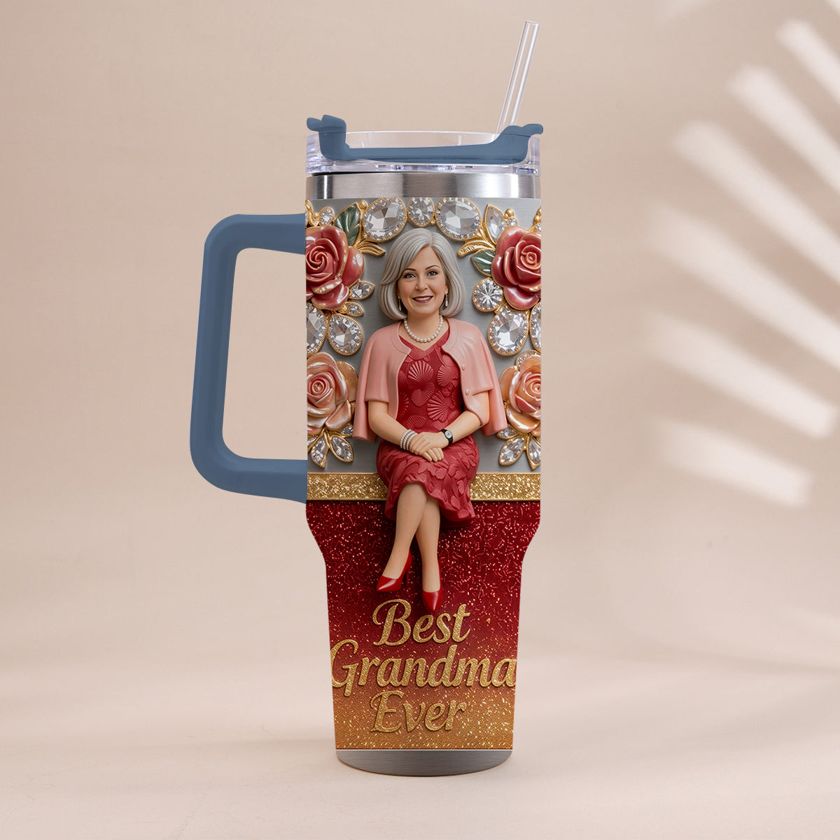 Meilleure Grand-mère, Parfaite pour Maman, Nana - Tasse Personnalisée avec Poignée