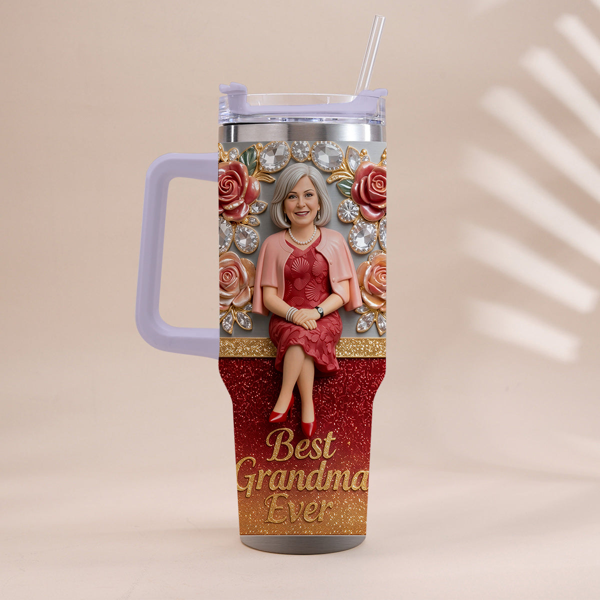 Meilleure Grand-mère, Parfaite pour Maman, Nana - Tasse Personnalisée avec Poignée